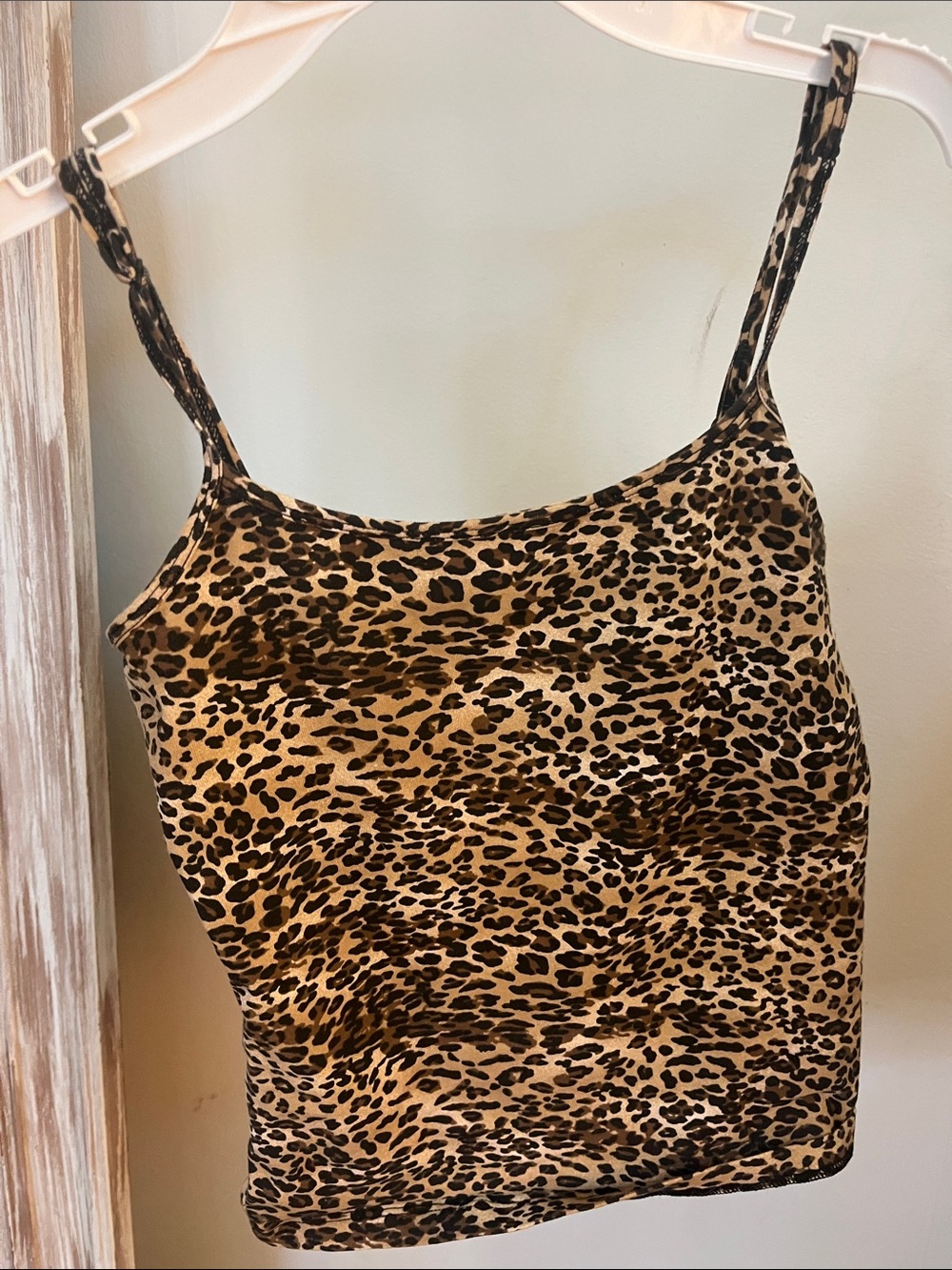 Brandy Melville Leopard Print Cami - Brown and Black